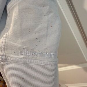 lululemon athletica Speckled Light Gray Sweater